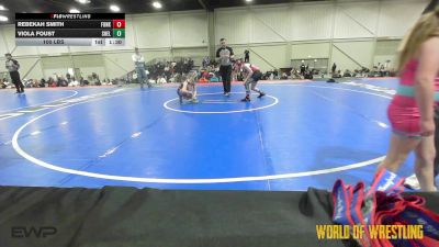 100 lbs Rr Rnd 1 - Rebekah Smith, Funky Singlets K-6 vs Viola Foust, Shelton Wrestling Academy K-6