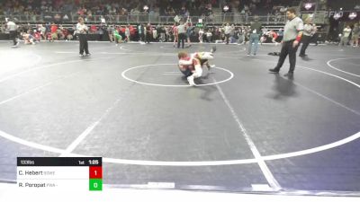 133 lbs Final - Cameron Hebert, SOWELA CREW vs Ryan Poropat, Purler Wrestling Academy