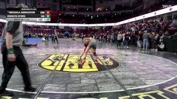 110 lbs Champ. Round 2 - Josslyn Ayers, Eagle vs Mikaiala Aberasturi, Homedale