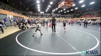 52 lbs Consolation - Foster Barnes, Newcastle Youth Wrestling vs Ethan Taylor, Shelton Wrestling Academy