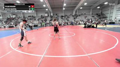 138 lbs Round Of 64 - Tyler Roark, WV vs Ethan Martel, RI