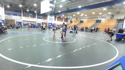 100-109 lbs Round 2 - Preslee Grantham, Lion Of Judah Wrestling Academ vs Mia Anguiano, Neutral Grounds