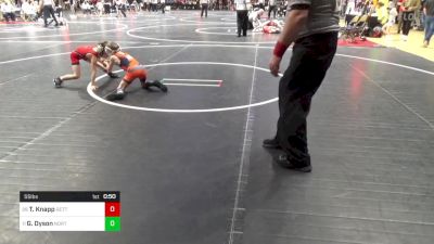 55 lbs Consi Of 16 #1 - Tim Knapp, Gettysburg vs Graham Dyson, North Pocono