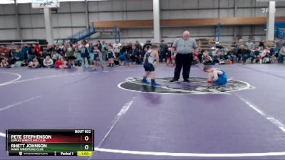 75 lbs Semifinal - Rhett Johnson, Hawk Wrestling Club vs Pete Stephenson, Suples Wrestling Club