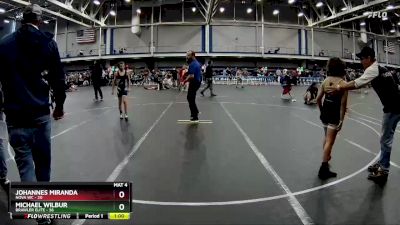 88 lbs Round 9 (10 Team) - Michael Wilbur, Brawler Elite vs Johannes Miranda, NOVA WC