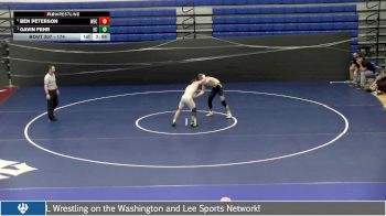 174 lbs Semifinal - Gavin Fehr, Elizabethtown College vs Ben Peterson, Wisconsin Eu Claire