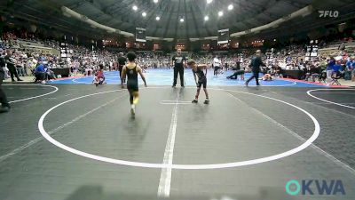 61 lbs Round Of 32 - Dominic Guerrero, Brushy Wrestling Club vs Kason Wolfe, Keystone Wrestling Club