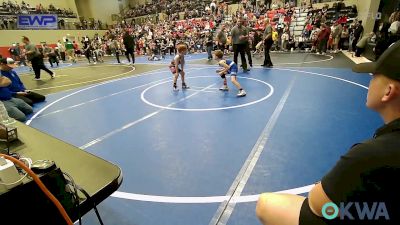 58 lbs Quarterfinal - Rhett Jones, Tiger Trained Wrestling vs Tyce Bush, Skiatook Youth Wrestling