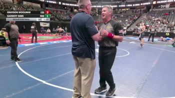 165-5A Quarterfinal - Grayson Woolman, Legacy vs Garrett Sims, Poudre