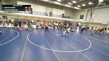 51-55 lbs Round 2 - Callan Gonzales, Champions Wrestling Club vs Oakley Newby, Westlake Wrestling Club