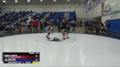 124 lbs Cons. Semi - Haely Lemus, East Los Angeles College vs Ali Nielsen, Moorpark College