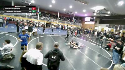 138 lbs Champ. Round 3 - Dominic Thomas, Orting vs Hunter Branning, University