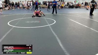 138 lbs Round 7 (8 Team) - Josh Piparo, Iron Horse vs Jesse Gatto, Clinic Wrestling