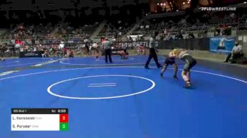 100 lbs Prelims - Leolyn Karnowski, Flint Hills Wrestling Academy vs Scout Puryear, Terminator