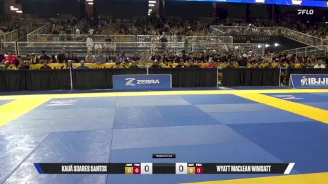 Wyatt Maclean Wimsatt vs Kauã Soares Santos 2025 Pan Kids Jiu-Jitsu IBJJF Championship