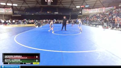 82 lbs Cons. Round 4 - Jackson Darnall, Deer Park Ironman Wrestling Club vs Boyce Aldridge, Steelclaw Wrestling Club