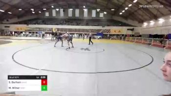 165 lbs Consi Of 8 #1 - Stone Durham, Chadron State vs Max Wilner, Unattached-Arizona State
