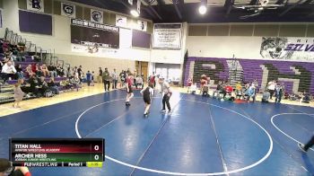 126 lbs Quarterfinal - Titan Hall, Aviator Wrestling Academy vs Archer Hess, Jordan Junior Wrestling