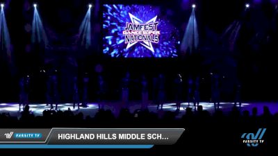 Highland Hills Middle School - Junior High - Pom [2022 Junior High - Pom Day 3] 2022 JAMfest Dance Super Nationals