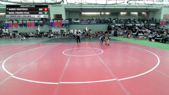 126 lbs Consi Of 8 #2 - James Westrick, Ridgefield vs Mael Pierre-Paul, Bunnell