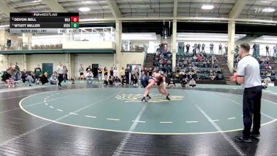 197 lbs 3rd Place Match - Wyatt Miller, Grand Valley State vs Devon Bell, West Liberty