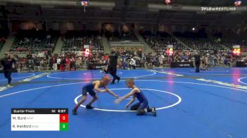 61 lbs Quarterfinal - Max Burd, Weatherford Youth Wrestling vs Riley Hanford, Sebolt Wrestling Academy