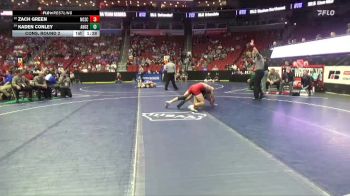 3A-150 lbs Cons. Round 2 - Zach Green, North Scott vs Kaden Conley, Ankeny Centennial