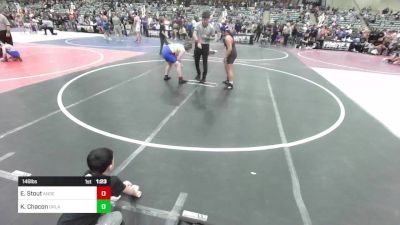 146 lbs Quarterfinal - Ethan Stout, Anderson Attack WC vs Khloe Chacon, Orland Wrestling