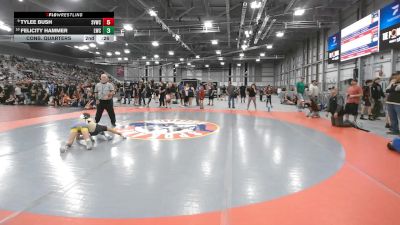 55-64 lbs Cons. Semis - Xyla Gerrard, Hermiston Wrestling vs Dylan Hetterley, Walla Walla Wrestling Club