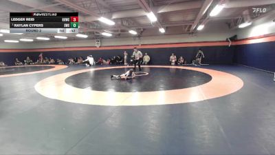 40-44 lbs Round 2 - Raylan Cypers, Stallions Wrestling Club vs Ledger Reid, East Idaho Elite Wrestling Clu