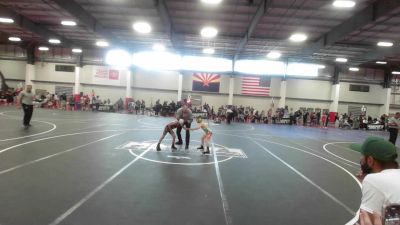 58 lbs Consolation - Caleb Romero, Grindhouse WC vs Ryatt Hansen, Cobbler Kids Wrestling