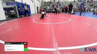 88-95 lbs Rr Rnd 4 - Kaili Prose, Jay Wrestling Club vs Jemma Patteson, IRONMEN Wrestling Club