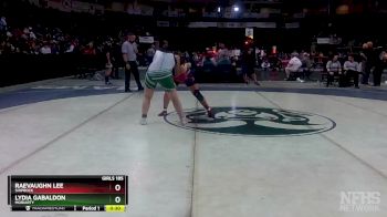 Girls 185 lbs Cons. Round 3 - Lydia Gabaldon, Moriarty vs Raevaughn Lee, Shiprock