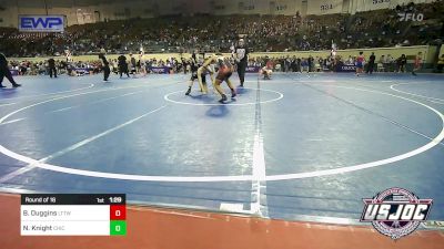 132 lbs Round Of 16 - Brayden Duggins, L-Town Titans vs Noah Knight, Chickasha Youth Wrestling