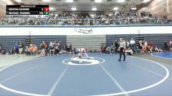 110 lbs Champ. Round 2 - Michael Trammel, Fighting Squirrels Wrestling Club vs Keiston Goodier, Terreton Panthers