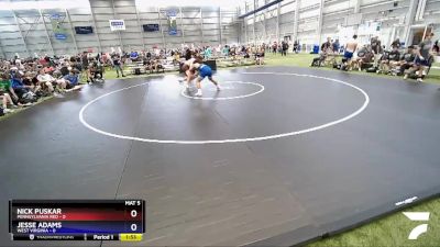 170 lbs Semis & 3rd Wb (16 Team) - Nick Puskar, Pennsylvania Red vs Jesse Adams, West Virginia