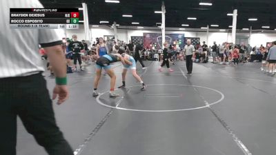 96 lbs Round 5 (6 Team) - Brayden DeJesus, NJ Squeeze vs Rocco Esposito, Goon Squad
