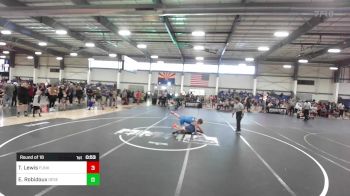126 lbs Round Of 16 - Teagan Lewis, Funk Nasty vs Elijah Robidoux, Desert Sunrise