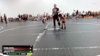 45 lbs Round 7 (8 Team) - Kyrie Ewing, Takedown Elite Silver vs Lincoln Rich, Gotcha