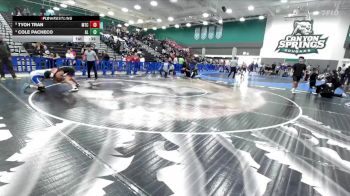 150 lbs 3rd Place Match - Cole Pacheco, Alta Loma vs Tyoh Tran, Mt Carmel