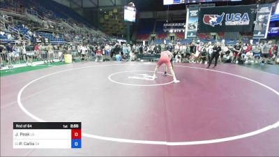 190 lbs Rnd Of 64 - Jackson Peak, LA vs Peyton Callis, OK