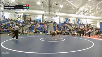 190 lbs Cons. Round 1 - Seth Taylor, Blue Valley vs Jack Caldwell, Shawnee Mission Northwest