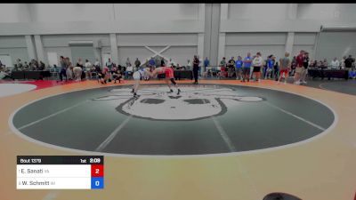 132 lbs 1/4 Final - Evan Sanati, Virginia vs William Schmitt, Wisconsin