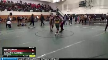 106 lbs Champ. Round 2 - Samantha Alvarado, Eisenhower vs Emily Garrett, Apple Valley