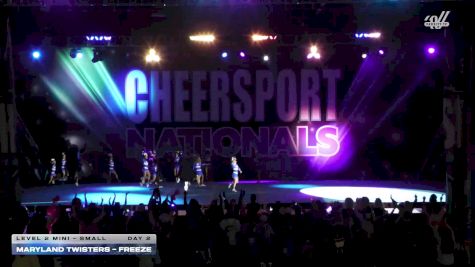 Maryland Twisters - Freeze [2026 L2 Mini - Small Day 2] 2026 CHEERSPORT National All Star Cheerleading Championship