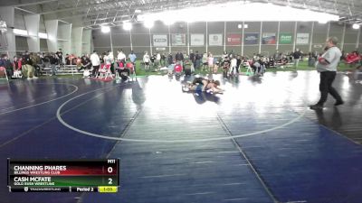 114 lbs Quarterfinal - Cash Mcfate, Gold Rush Wrestling vs Channing Phares, Billings Wrestling Club