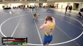 127 Championship Bracket Champ. Round 2 - Kaleb Oleson, Rochester Mayo vs Brody Bergeron, STMA