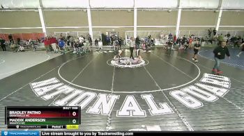 105-116 lbs Quarterfinal - Bradley Patino, Grantsville WC vs Maddix Anderson, Wasatch WC