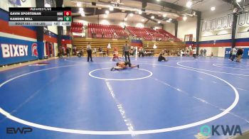 119 lbs Final - Gavin Sportsman, Honey Badgers Wrestling Club vs Kamden Bell, Sperry Wrestling Club