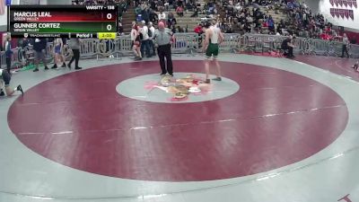 138 lbs Semifinal - Gunner Cortez, Virgin Valley vs Marcus Leal, Green Valley